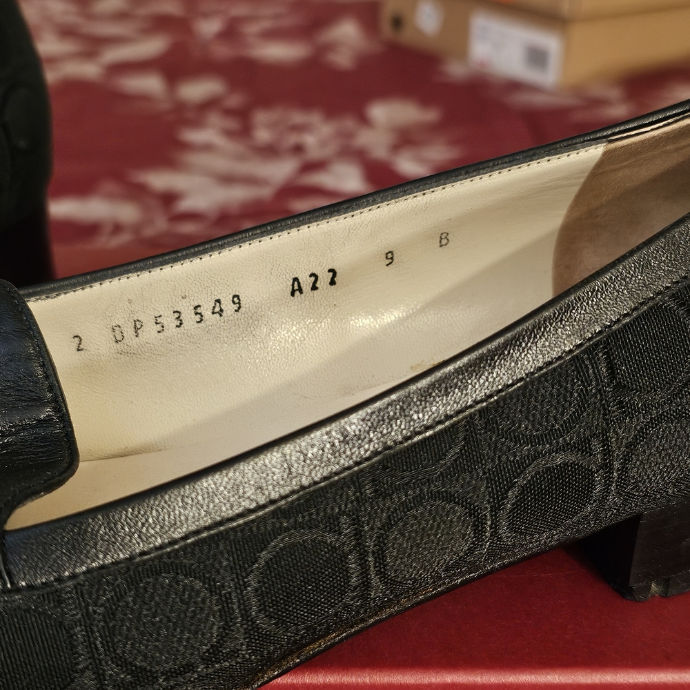 Salvatore Ferragamo Black Logo Canvas Loafers